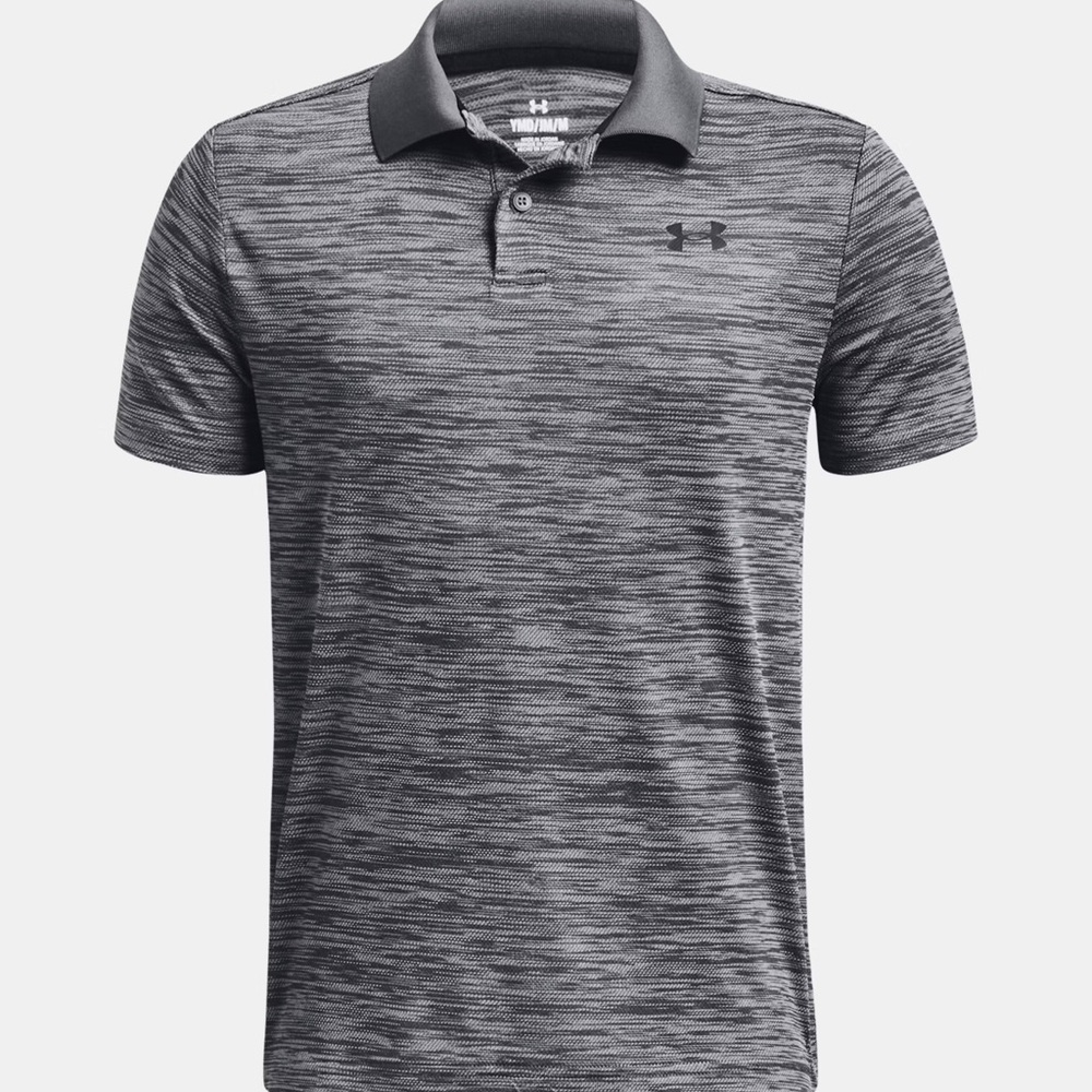 Under Armour Boys Polo Shirt Performance Dri Fit US Matchplay youth small NEW